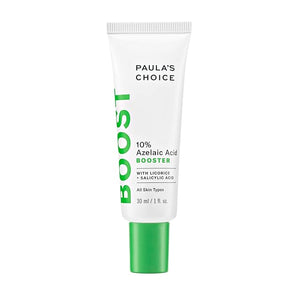 Paula's Choice BOOST 10% Azelaic Acid Booster Cream Gel, Licorice Extract & Salicylic Acid, Oil-Free Skin Brightening Serum