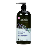 Avalon Organics Bath & Shower Gel, Nourishing Lavender, 32 Oz