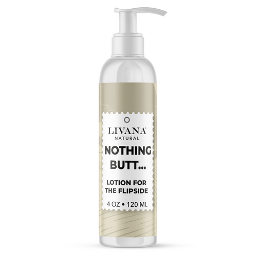 Nothing Butt - Butt Acne Lotion for the Flip Side, Vegan Organic 4 FL OZ - Livananatural