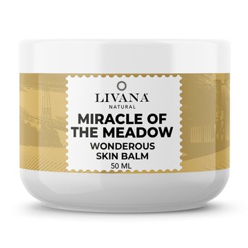 Miracle of the Meadow - All Purpose Skin Cream | Skin, Hair, Anti Aging, Stretch Marks | All Natural Ingredients 50 ML - Livananatural