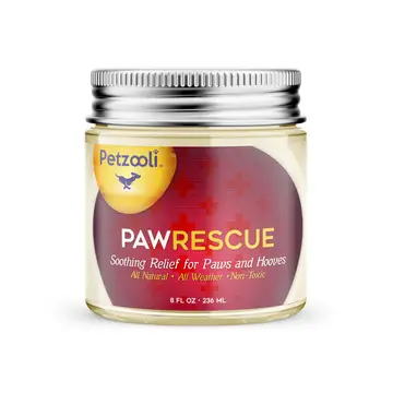 Paw Rescue by Petzooli®, Protective Balm for Paws and Hooves, 8oz - Livananatural