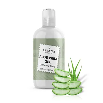 Aloe Vera Gel - Organic Aloe Vera - 12 fl oz - Livananatural