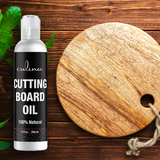 Culina Cutting Board & Butcher Block Conditioning & Finishing Oil | Mineral Oil Free |100% Plant Based & Vegan, Best for Wood & Bamboo Conditioning & Finishing, Makes Cleaning Wood Easier - Livananatural