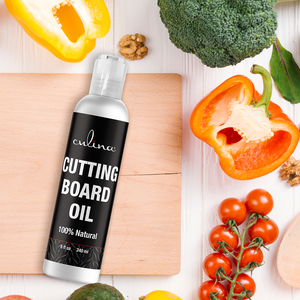 Culina Cutting Board & Butcher Block Conditioning & Finishing Oil | Mineral Oil Free |100% Plant Based & Vegan, Best for Wood & Bamboo Conditioning & Finishing, Makes Cleaning Wood Easier - Livananatural