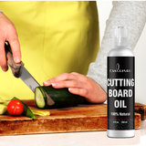 Culina Cutting Board & Butcher Block Conditioning & Finishing Oil | Mineral Oil Free |100% Plant Based & Vegan, Best for Wood & Bamboo Conditioning & Finishing, Makes Cleaning Wood Easier - Livananatural