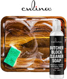 Culina All Natural Cutting Board Butcher Block Countertop wooden Utensils soap cleaner - LivanaNatural 